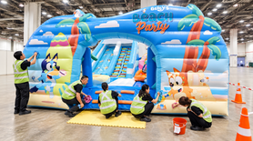 Professional Cleaning for Bouncy Castles & Event Inflatables