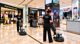 Professional Marble Floor Scrubbing & Polishing for Commercial Spaces